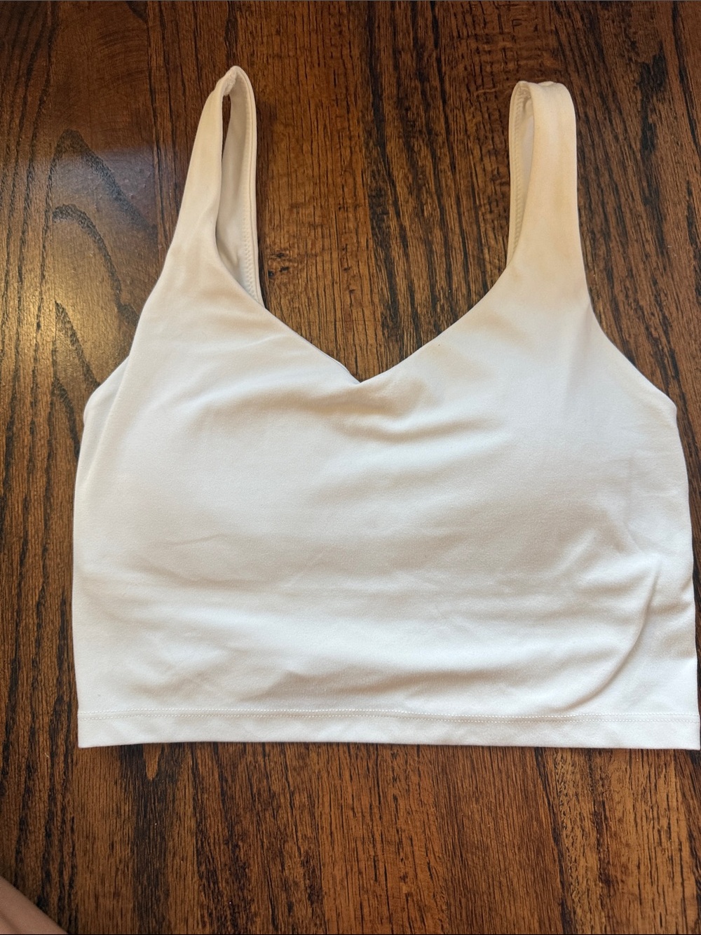 Women’s White V-Neck Crop Aerie Tank Top